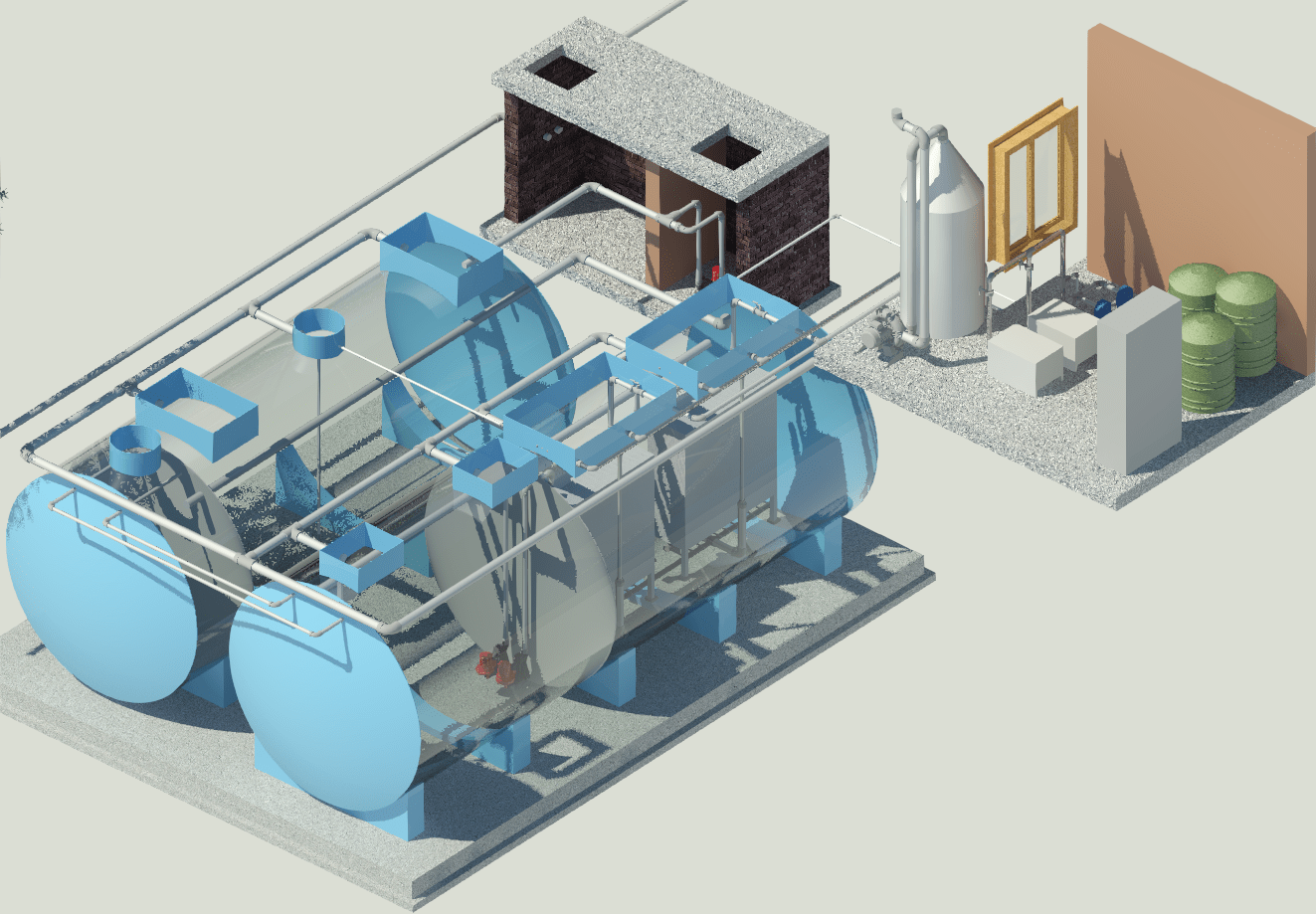 Trạm xử lý nước thải sinh hoạt